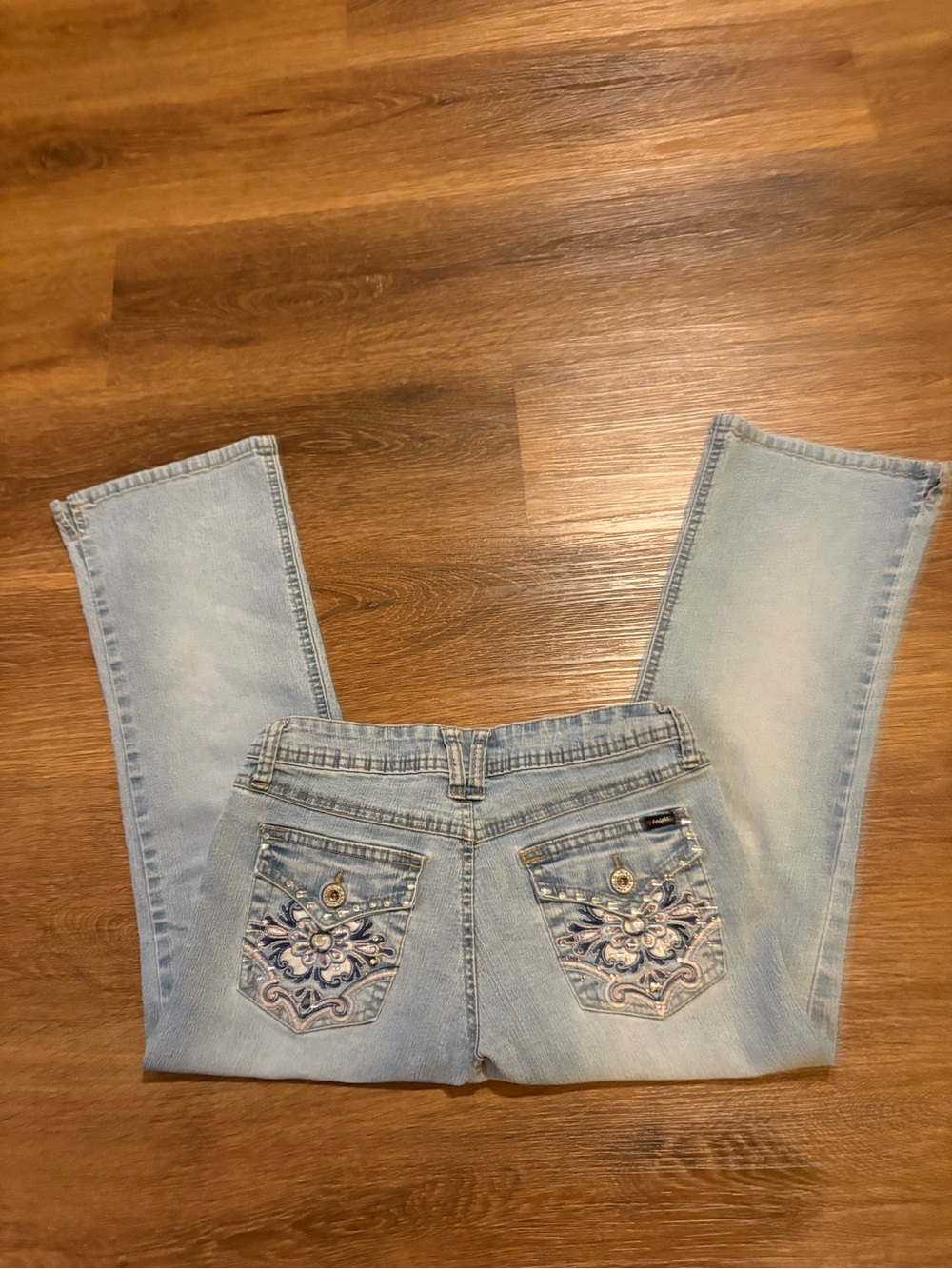 ✨ Y2K VINTAGE ANGELS CAPRIS – SIZE 5 ✨